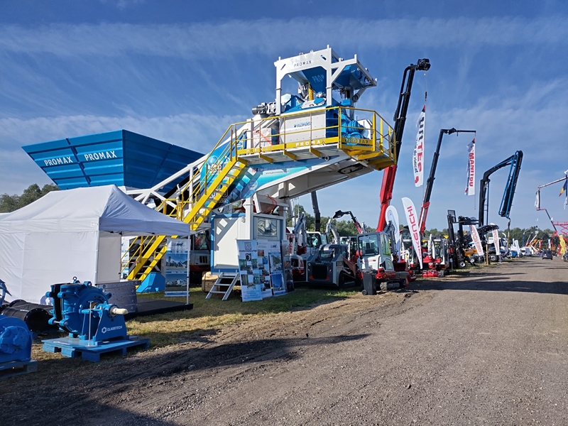 Promax Бетонови Установки зае своето място на изложението CoBuild 2024 с модела M100 TWN