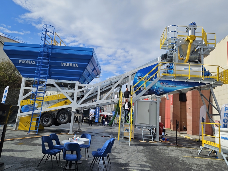 Promax presentó sus plantas de hormigón móviles en la Feria Beton 2023 de Estambul
