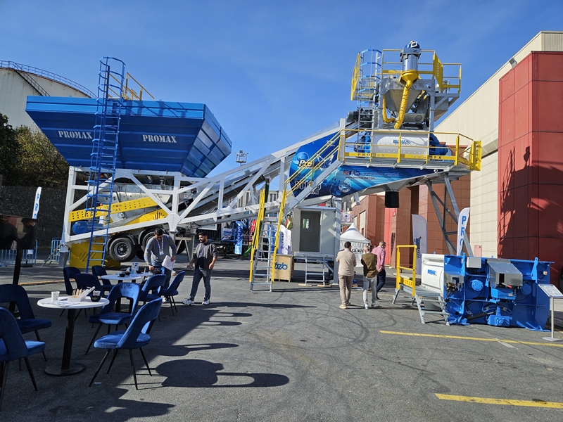 Promax a expus stațiile mobile de betoane la Târgul Beton 2023 din Istanbul