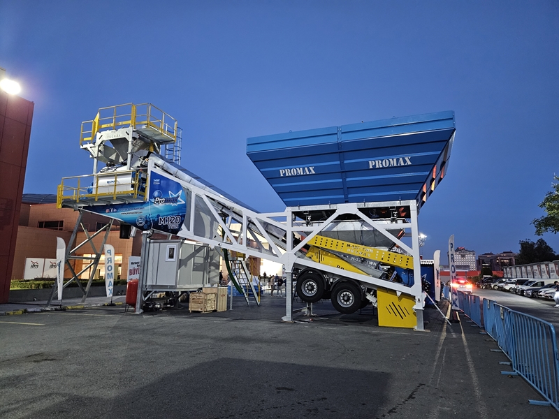 Promax ha Presentato i Suoi Impianti Mobili di Betonaggio alla Fiera Beton 2023 di Istanbul