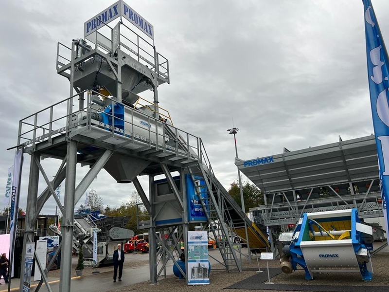 قدمت Promax محطة الخرسانة C120 TWN والخلاطات ذات العمود المزدوج في معرض Bauma 2022.