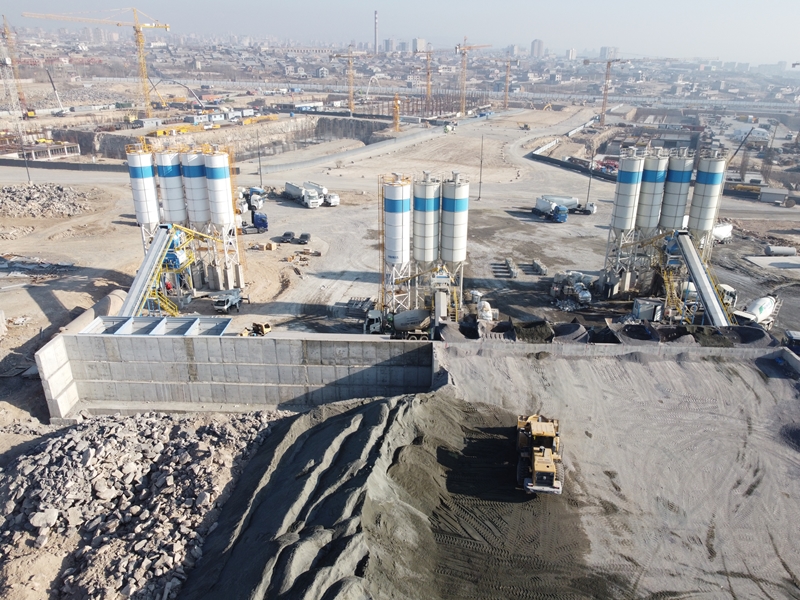 130m³/h Sabit Beton Santrali