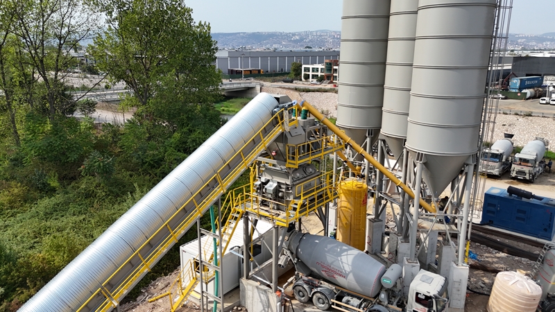 160-200m³/h Sabit Beton Santrali