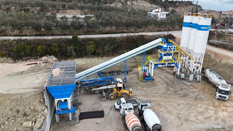 160-200m³/h Sabit Beton Santrali