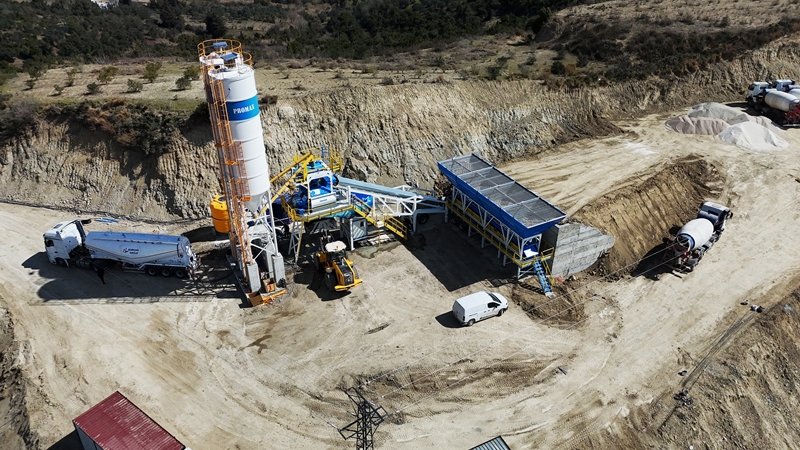 120m³/h Mobil Beton Santrali