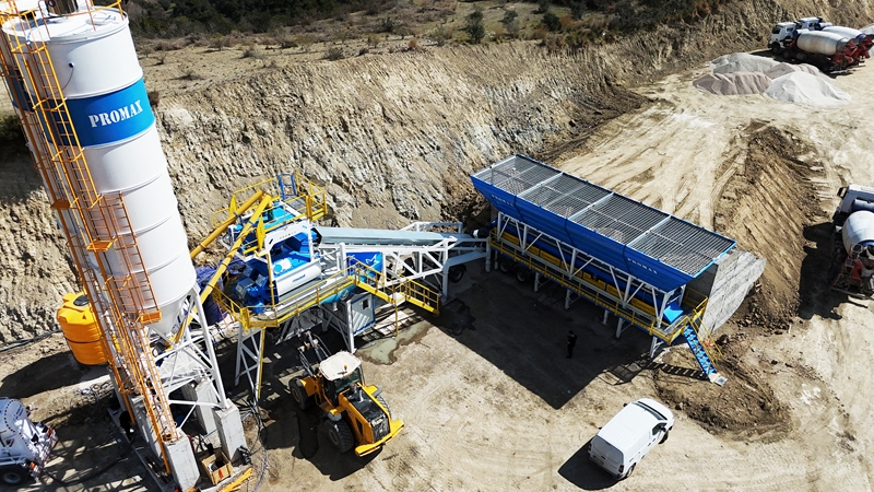 120m³/h Mobil Beton Santrali
