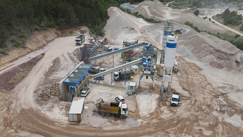 130m³/h Sabit Beton Santrali