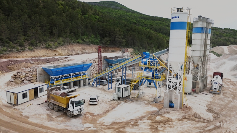 130m³/h Sabit Beton Santrali