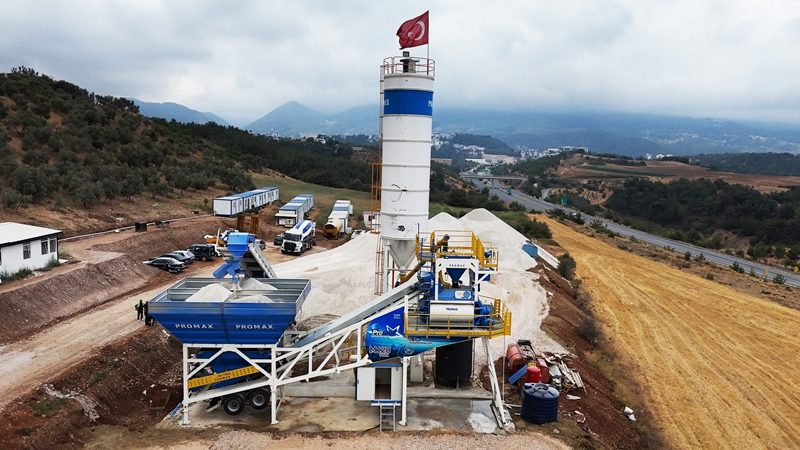 120m³/h Mobil Beton Santrali