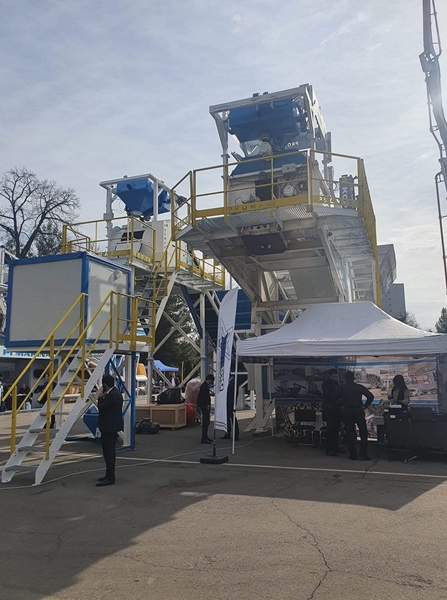 Promax Wytwórnie Betonu zaprezentowały model M100 TWN na targach UzBuild