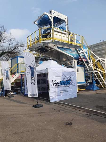 Promax Wytwórnie Betonu zaprezentowały model M100 TWN na targach UzBuild