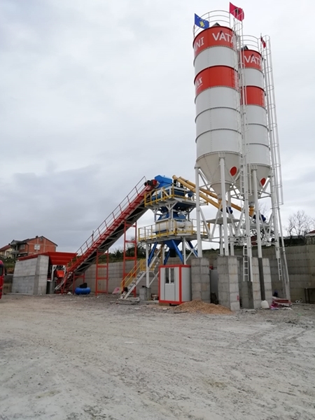 Stationäre Betonmischanlage 100m³/h