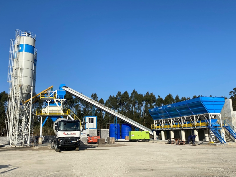 130m³/h Sabit Beton Santrali