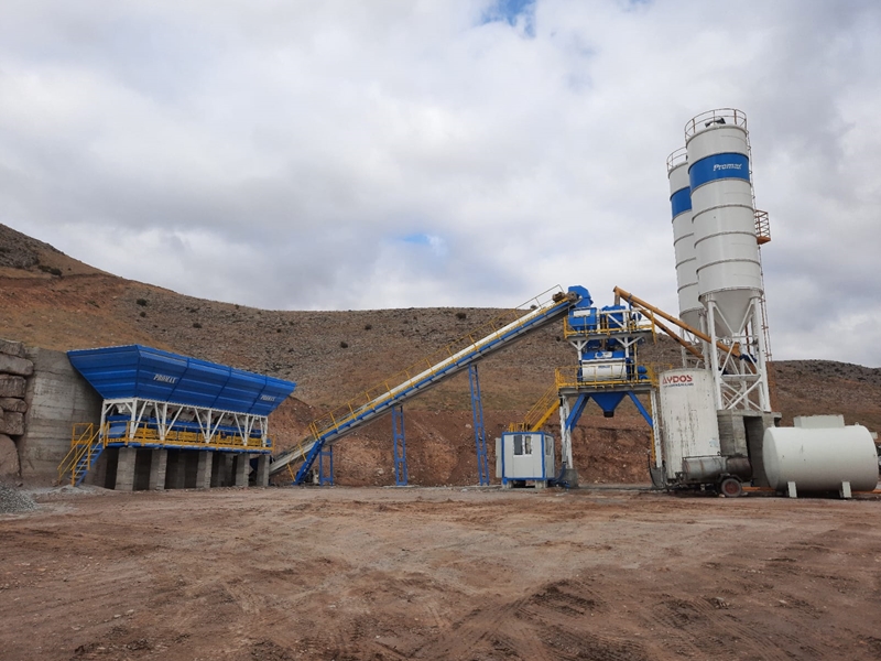 130m³/h Sabit Beton Santrali