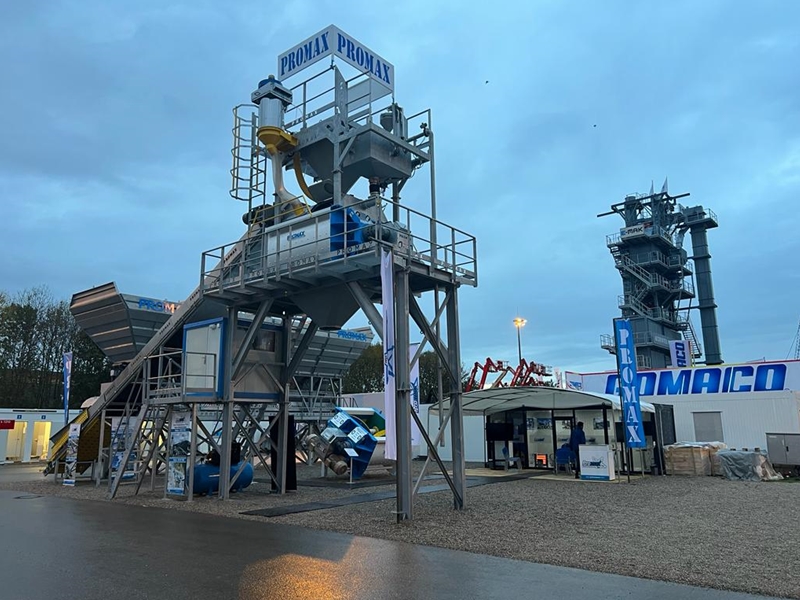 Promax представила C120 TWN и бетоносмесители с двойным валом на выставке Bauma 2022.