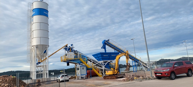 60m³/h Mobil Beton Santrali