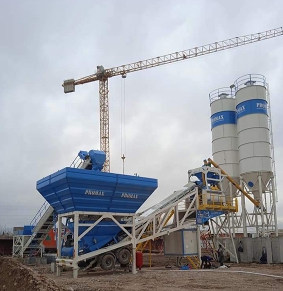 Planta de Hormigón Móvil 120 m³/h