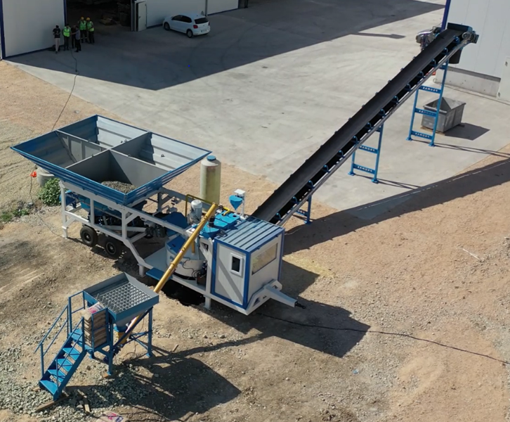 35m³/h Mobil Beton Santrali