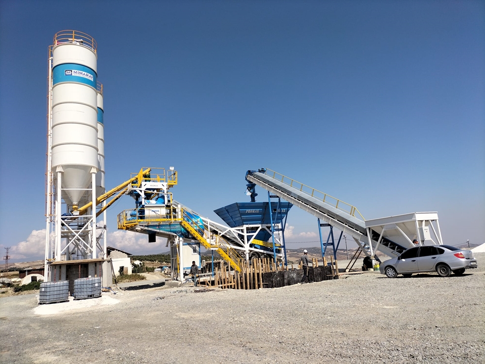 100m³/h Mobile Concrete Batching Plant - Promax Concrete Batching Plants