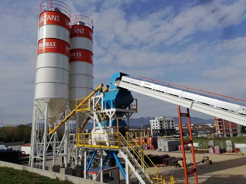 100m³/h Stationary Concrete Batching Plant