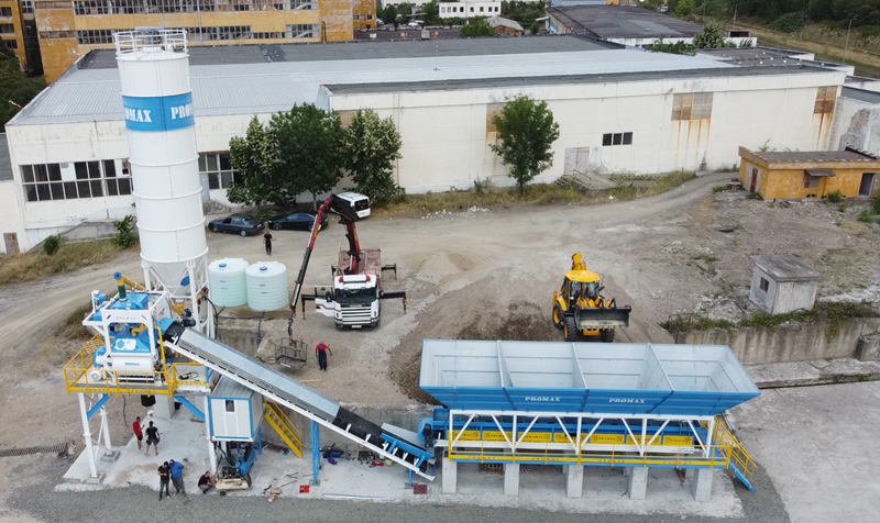 100m³/h Kompakt Beton Santrali