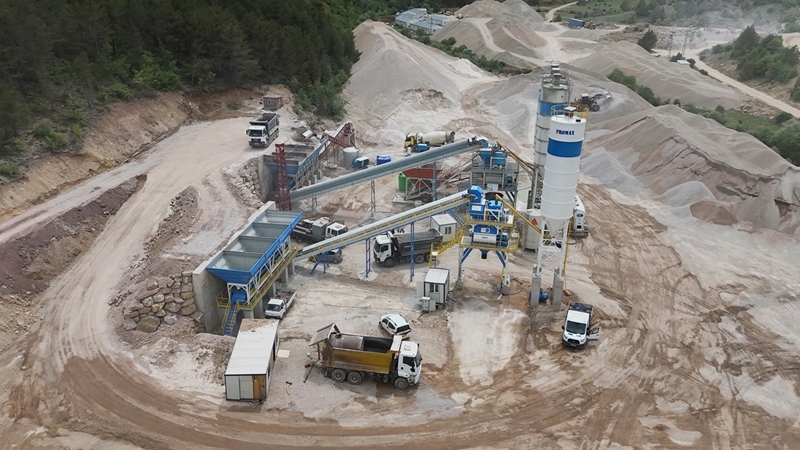Planta de Concreto Estacionária 130m³/h