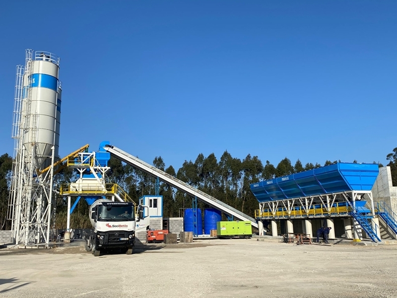 Planta de Hormigón Estacionaria 130 m³/h