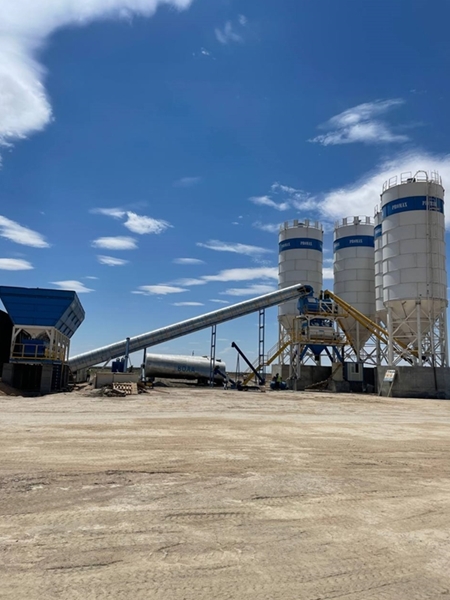 200m³/h Stationary Concrete Batching Plant