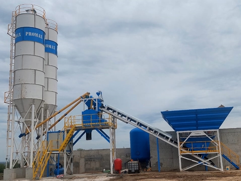 60m³/h Plus Compact Concrete Batching Plant