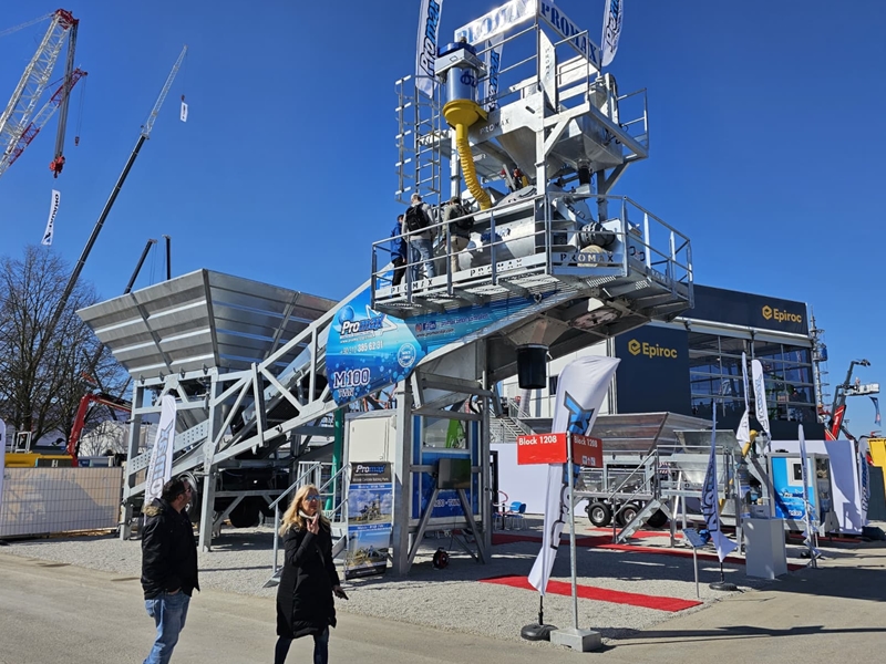 Promax Betonmaschinen traf auf die Teilnehmer der Bauma 2025